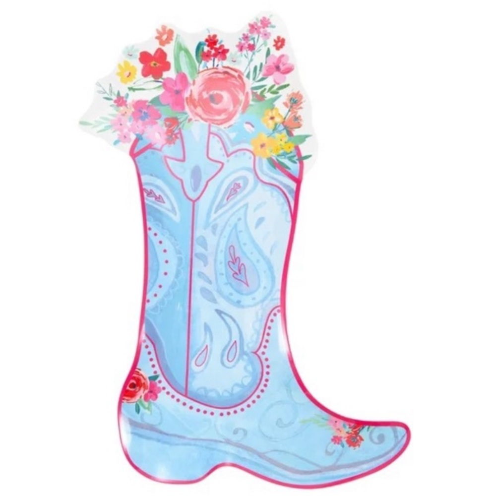 The Pioneer Woman Cowgirl Boot Shaped Melamine Platter Tray Brand New with Tags - Picture 3 of 6